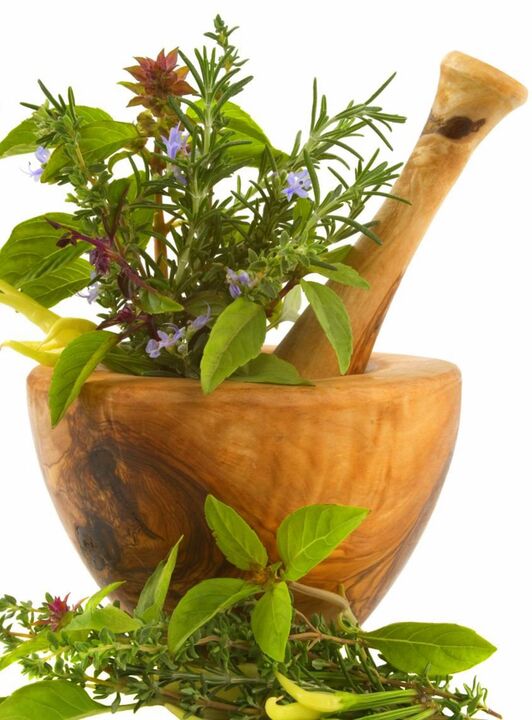Various medicinal herbs to increase male potency
